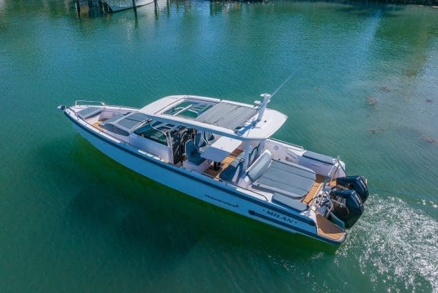 38ft Axopar New Model 2025 Miami premium adventure yacht available for unforgettable charter experiences