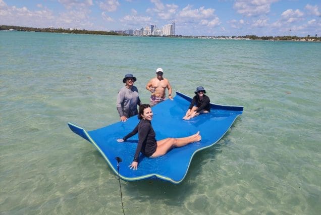 Double Deck Pontoon With Slide